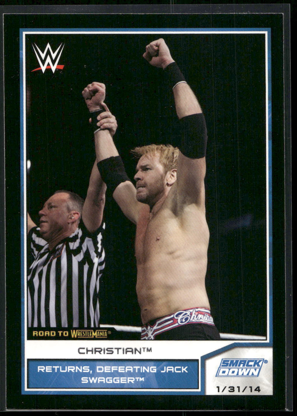 2014 Topps WWE Road to Wrestlemania #77 Christian