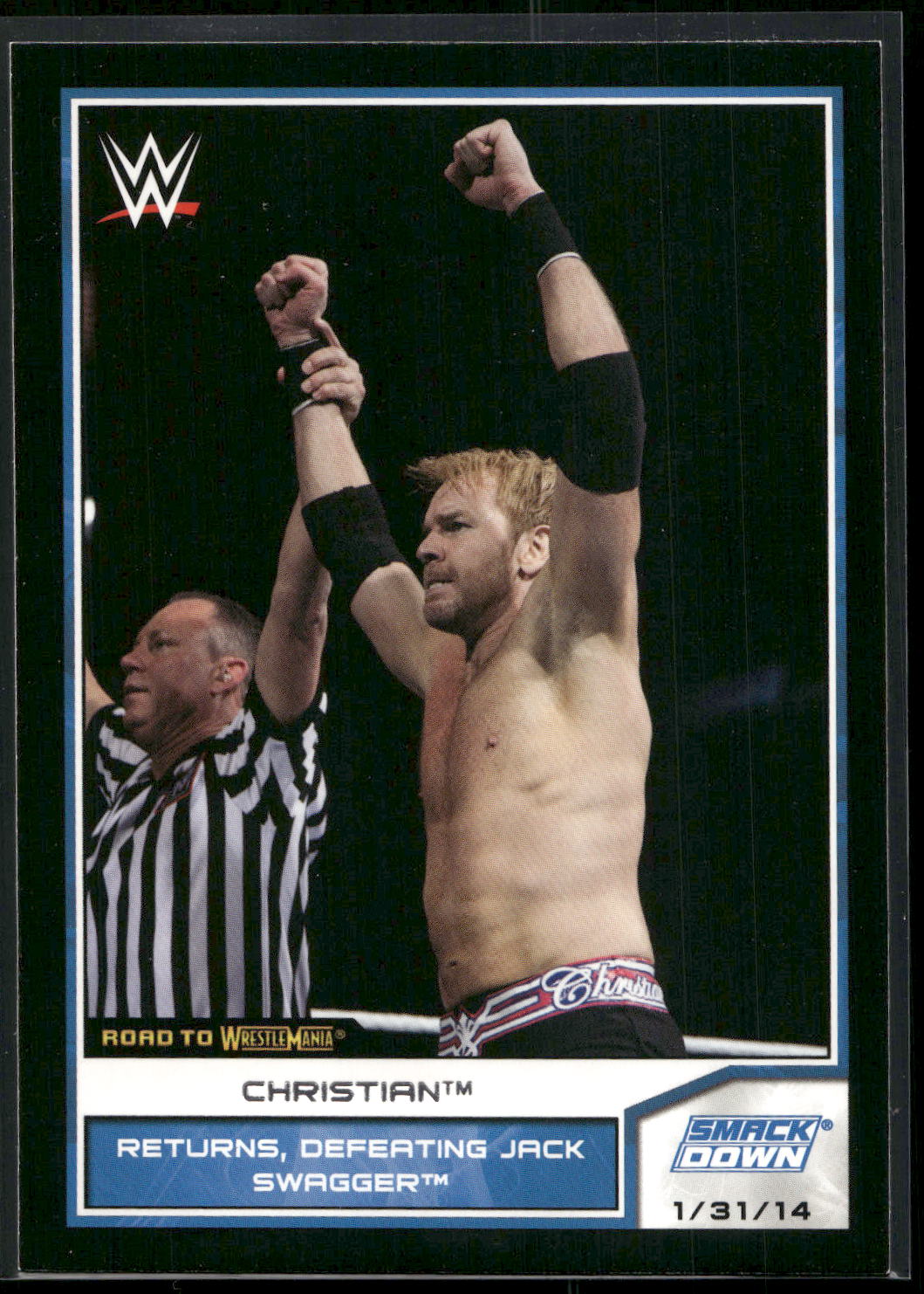 2014 Topps WWE Road to Wrestlemania #77 Christian