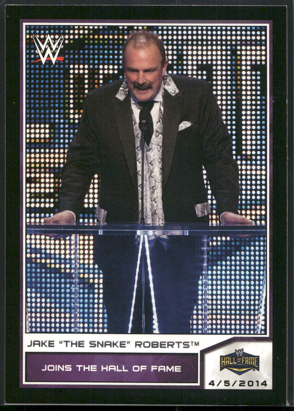 2014 Topps WWE Road to Wrestlemania #95 Jake The Snake Roberts