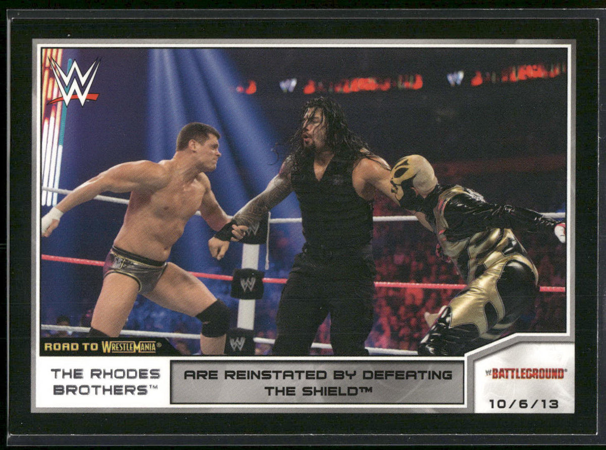 2014 Topps WWE Road to Wrestlemania #47 The Rhodes Brothers