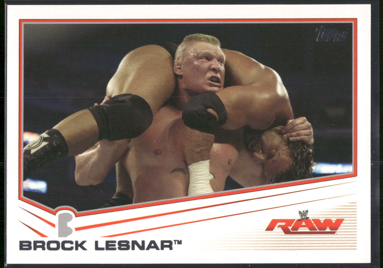 2013 Topps WWE #5 Brock Lesnar