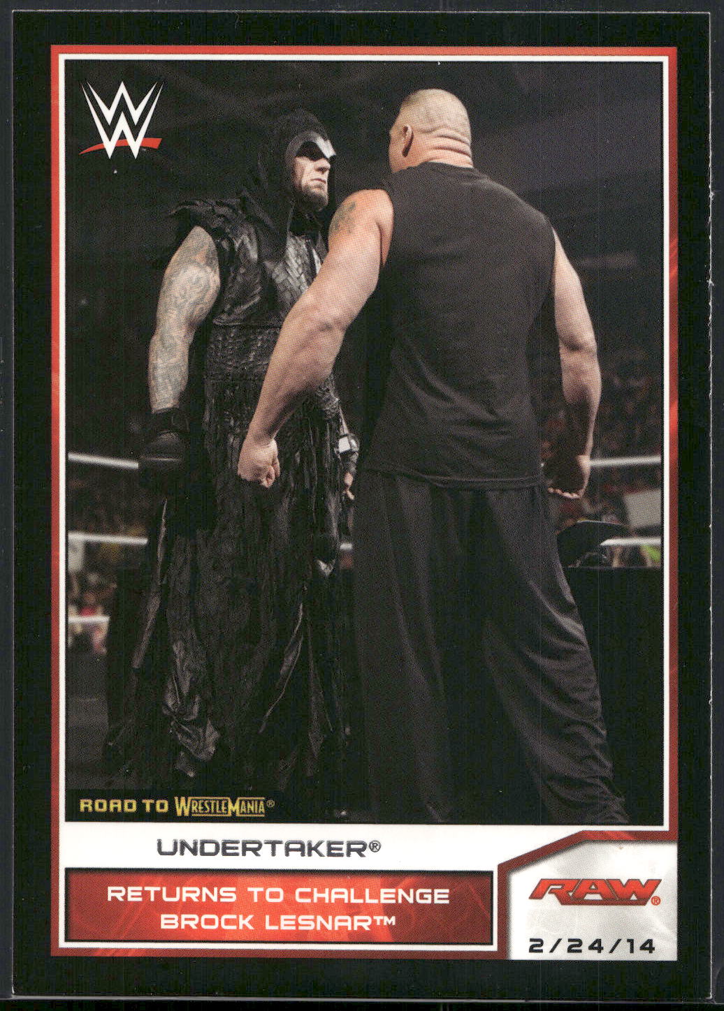 2014 Topps WWE Road to Wrestlemania #82 The Undertaker