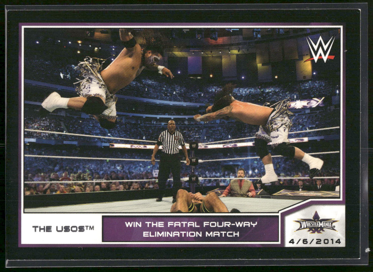 2014 Topps WWE Road to Wrestlemania #99 The Usos