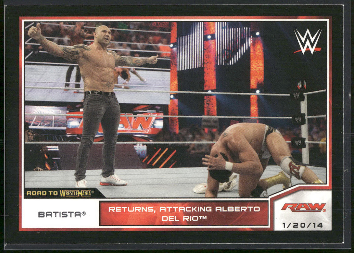 2014 Topps WWE Road to Wrestlemania #70 Batista