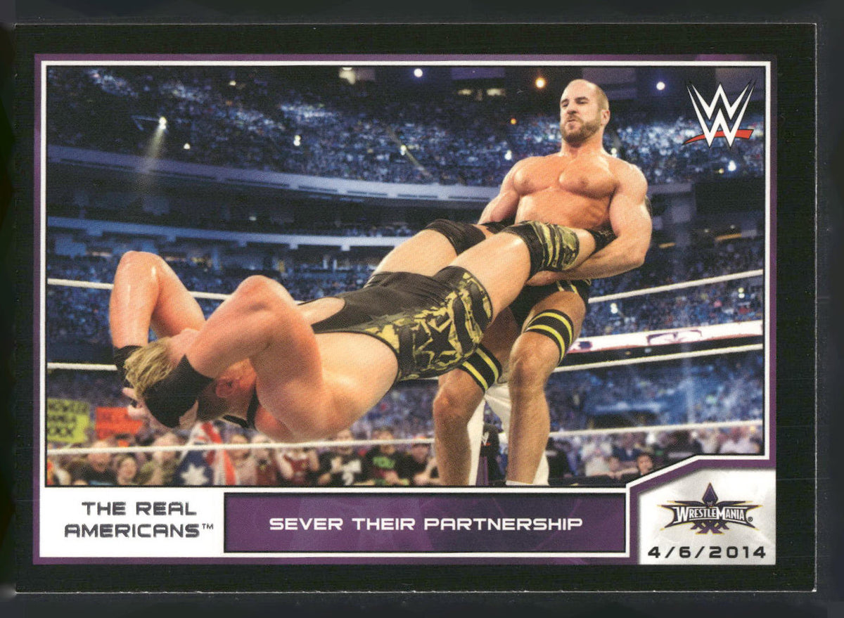 2014 Topps WWE Road to Wrestlemania #100 The Real Americans