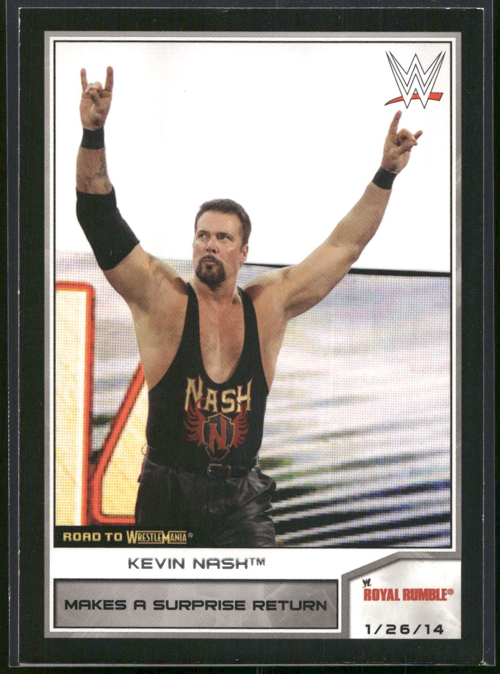 2014 Topps WWE Road to Wrestlemania #73 Kevin Nash