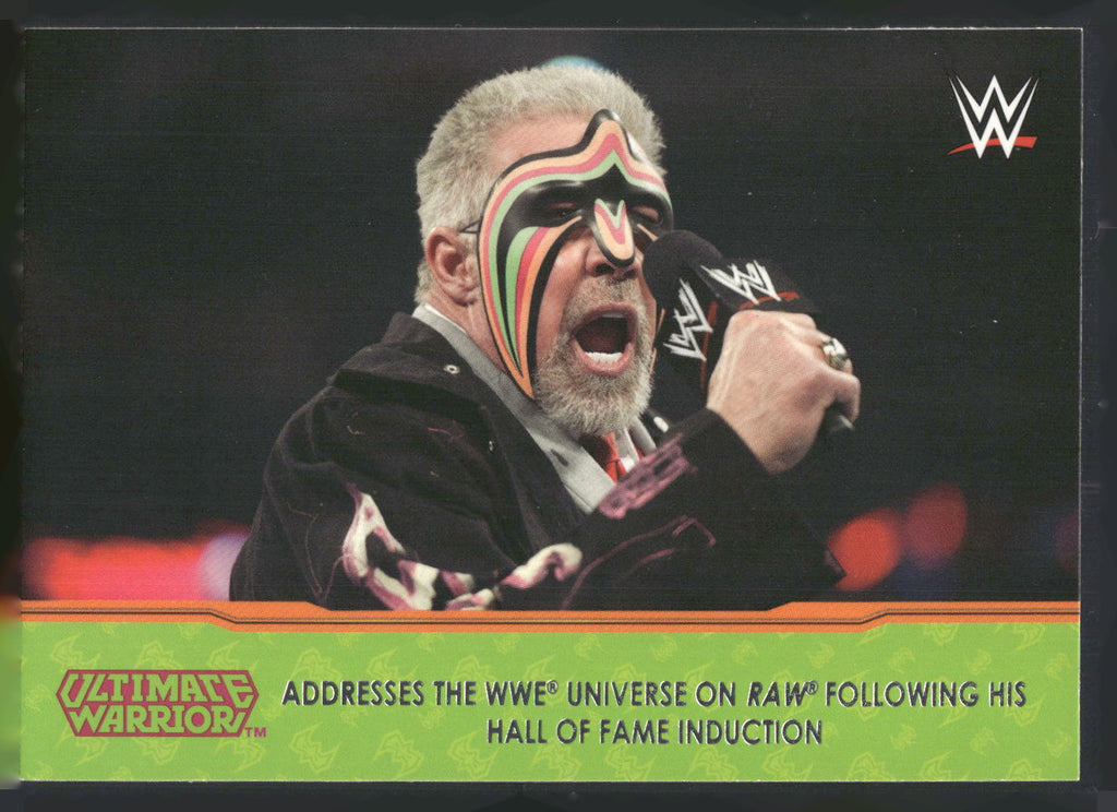2014 Topps WWE Road to Wrestlemania #10 The Ultimate Warrior