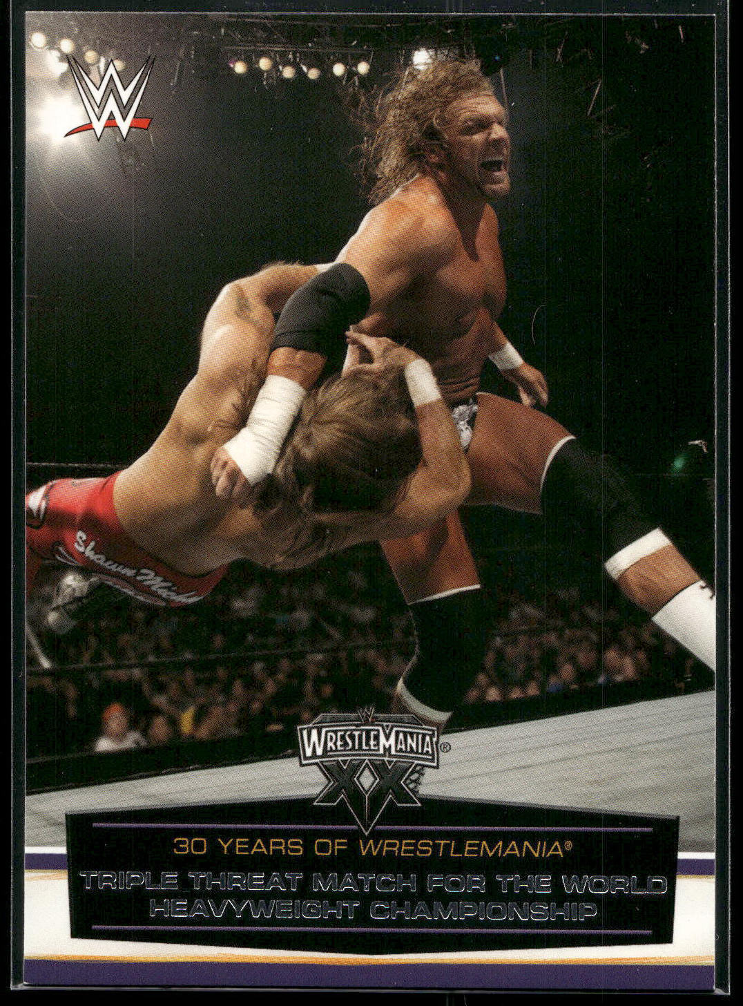 2014 Topps WWE Road to Wrestlemania #40 Triple Threat