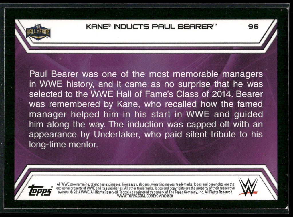 2014 Topps WWE Road to Wrestlemania #96 Kane