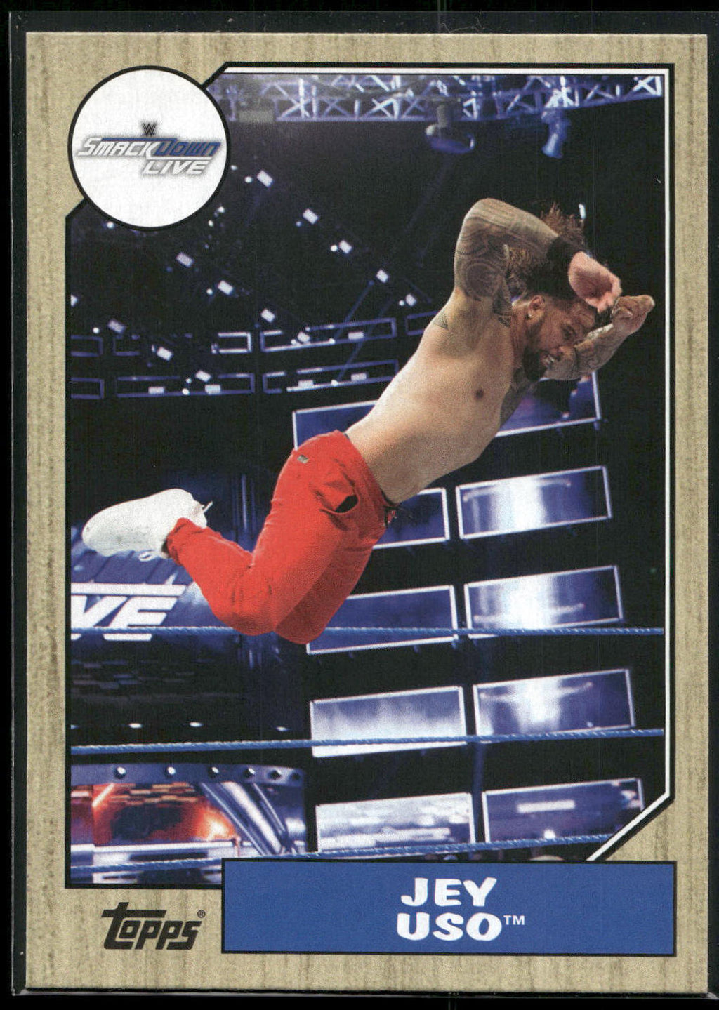 2017 Topps WWE Heritage #51 Jey Uso
