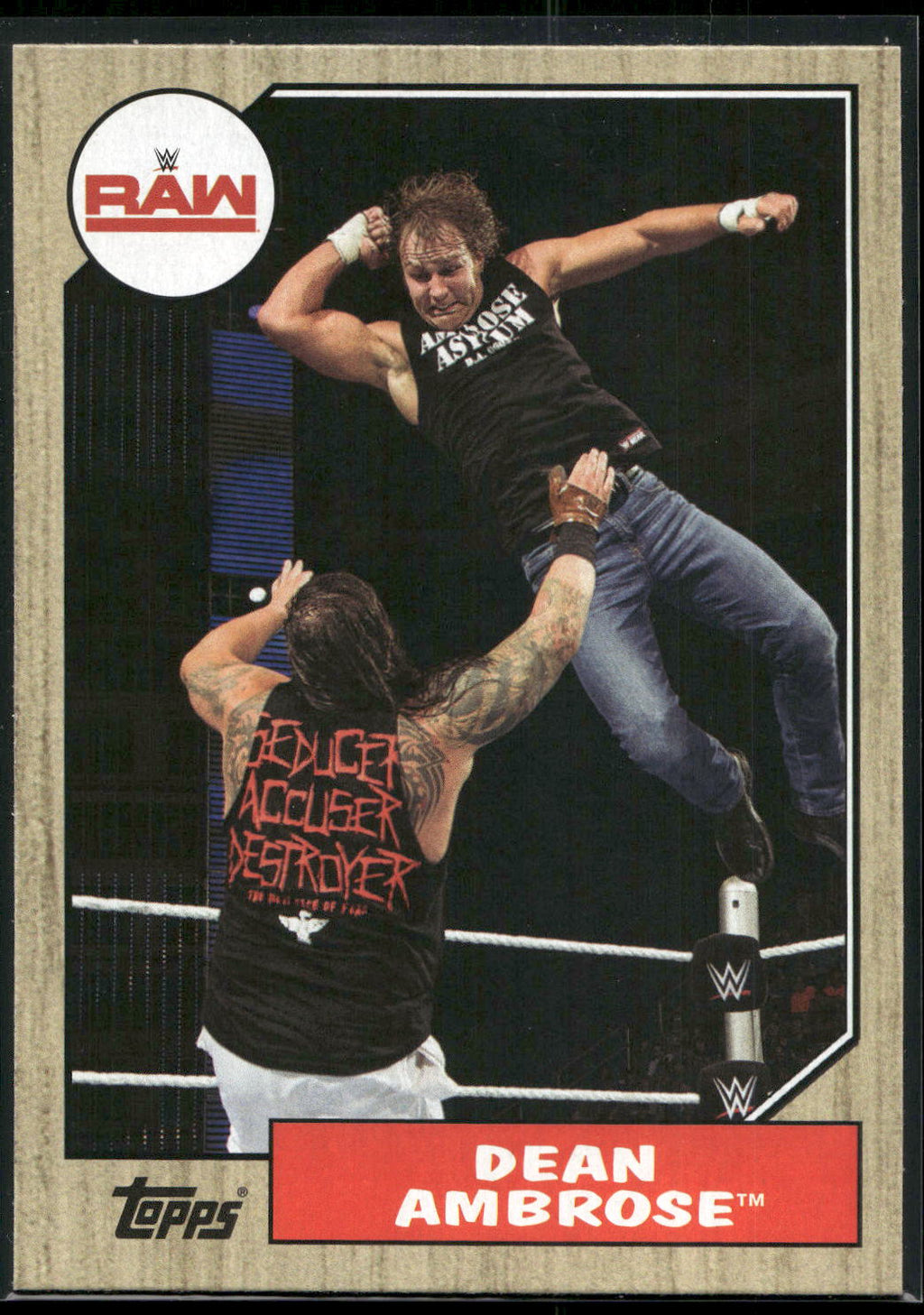 2017 Topps WWE Heritage #47 Dean Ambrose
