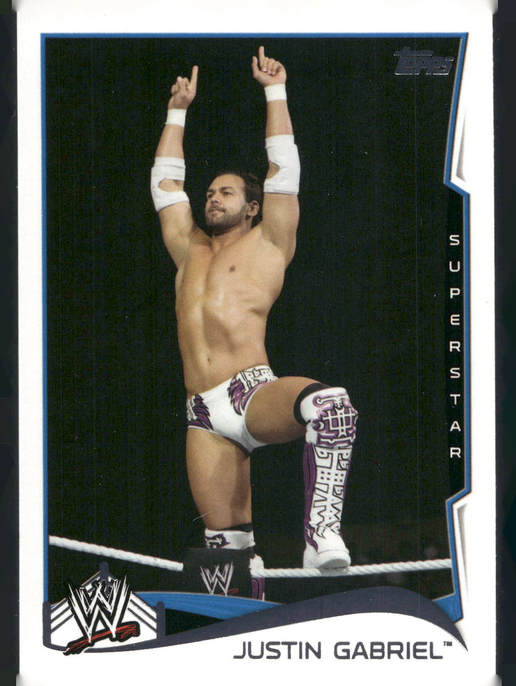 2014 Topps WWE #77 Justin Gabriel