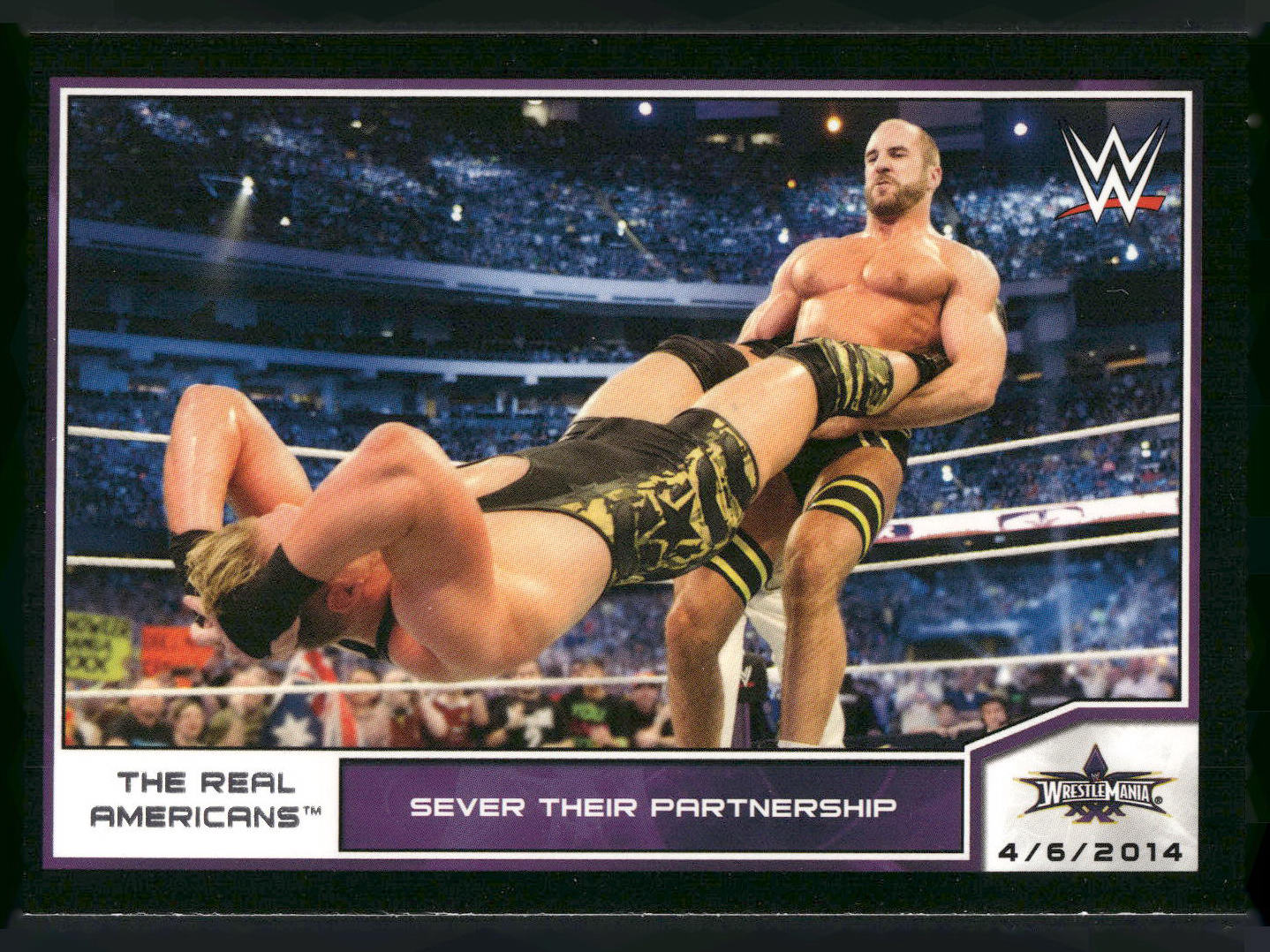2014 Topps WWE Road to Wrestlemania #100 The Real Americans
