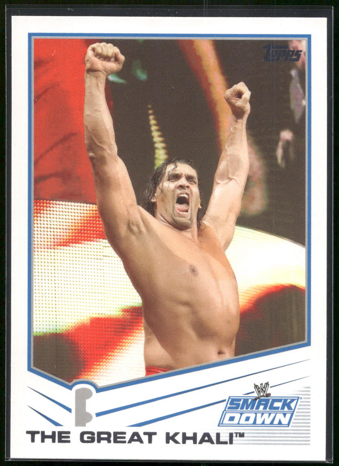 2013 Topps WWE #56 The Great Khali