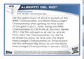 2013 Topps WWE #45 Alberto Del Rio