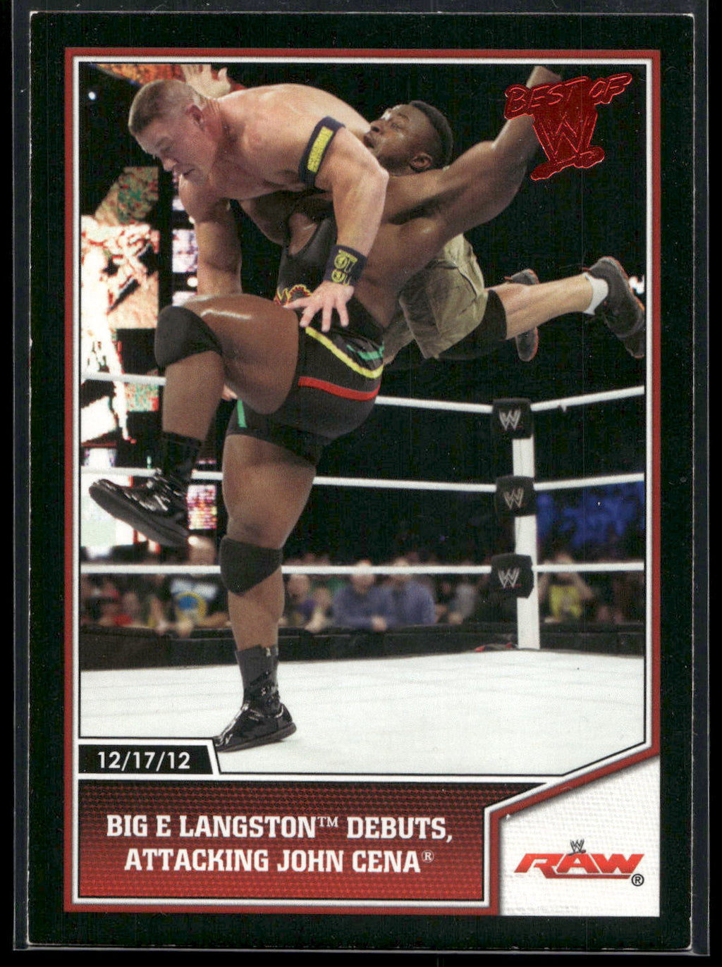 2013 Topps Best of WWE #70 Big E Langston Debuts