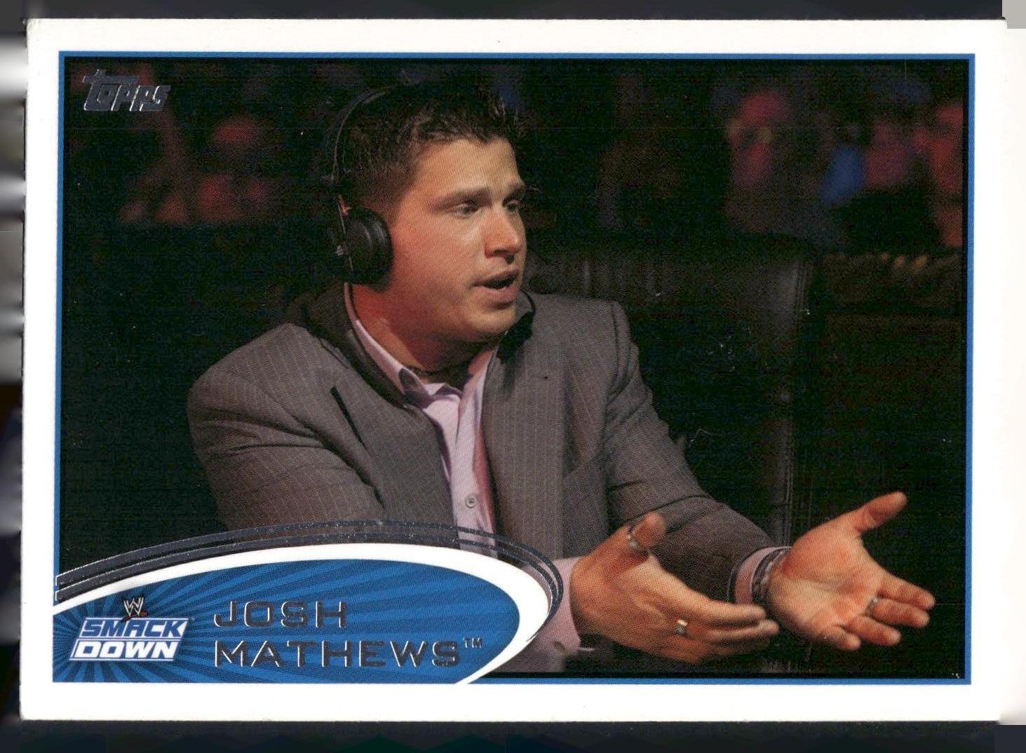 2012 Topps WWE #30 Josh Mathews