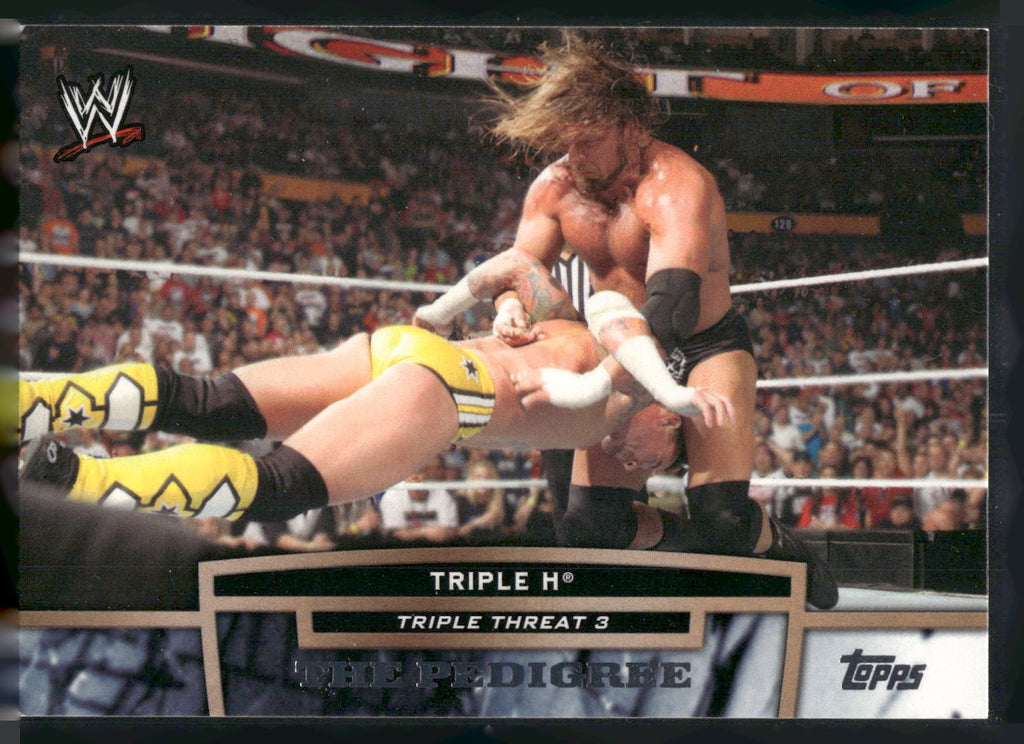 2013 Topps WWE #TT19-3 Triple H Triple Threat Tier 3