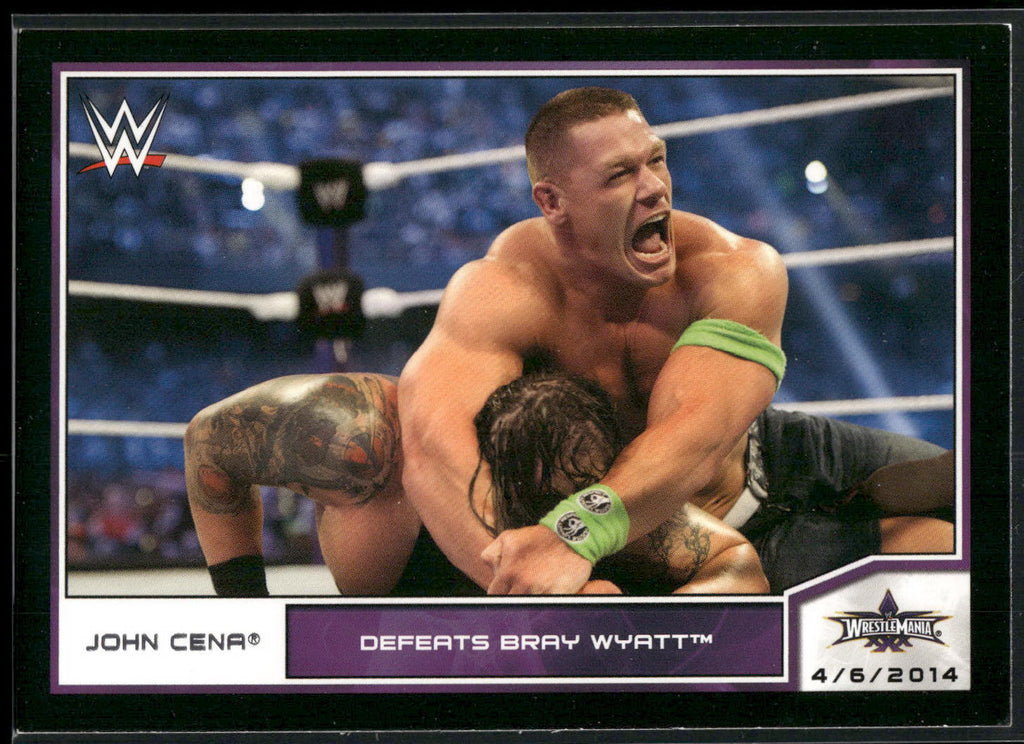 2014 Topps WWE Road to Wrestlemania #106 John Cena