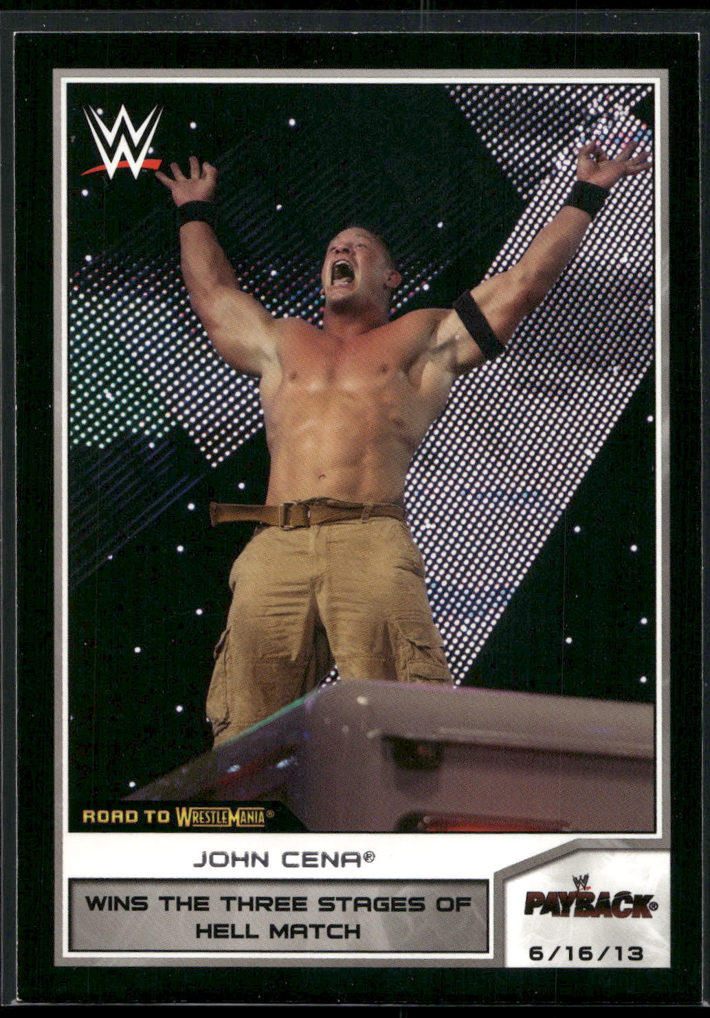 2014 Topps WWE Road to Wrestlemania #17 John Cena