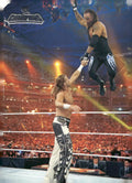 2011 Topps WWE Champions #1 Undertaker Defeats Shawn Michaels