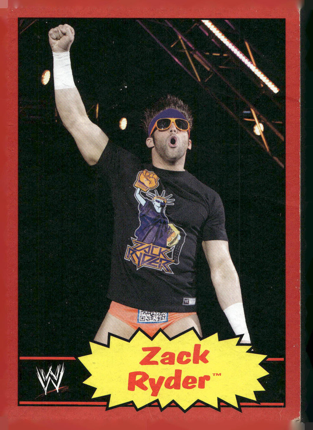 2012 Topps Heritage WWE #43 Zack Ryder