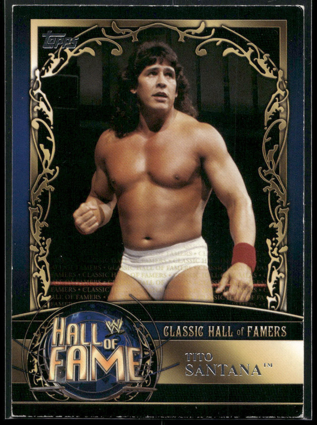 2012 Topps WWE #12 Tito Santana Classic Hall of Famers