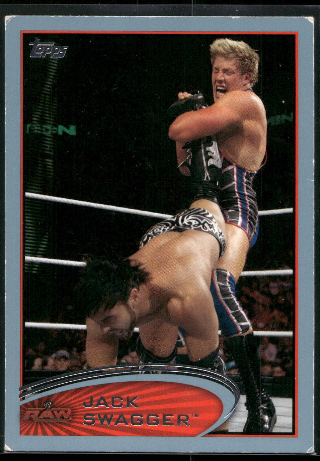 2012 Topps WWE #61 Jack Swagger Blue