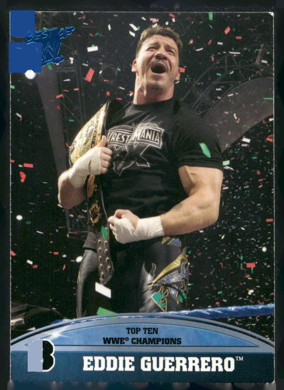 2013 Topps Best of WWE #8a Eddie Guerrero Top 10 WWE Champions