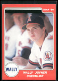 1986 Star Wally Joyner #1 Wally Joyner