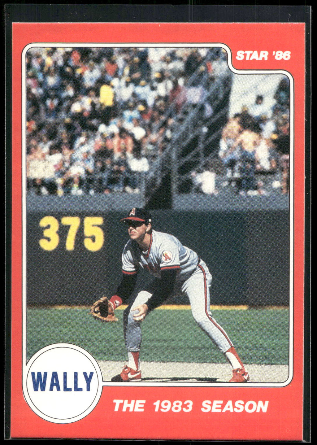 1986 Star Wally Joyner #3 Wally Joyner