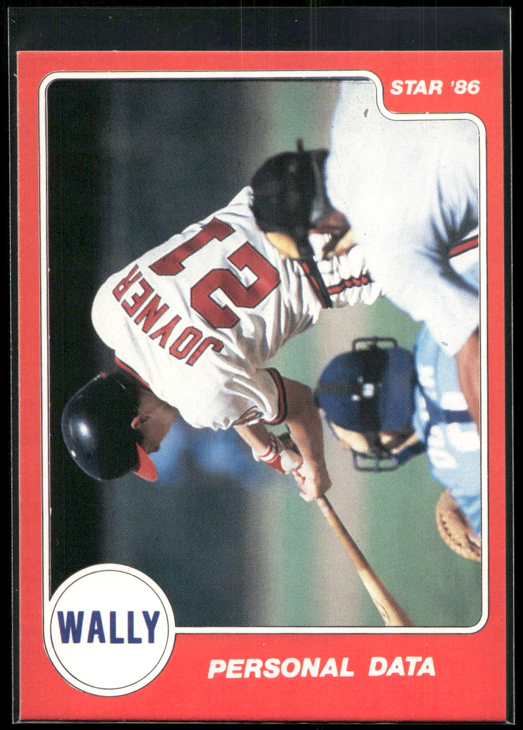 1986 Star Wally Joyner #6 Wally Joyner
