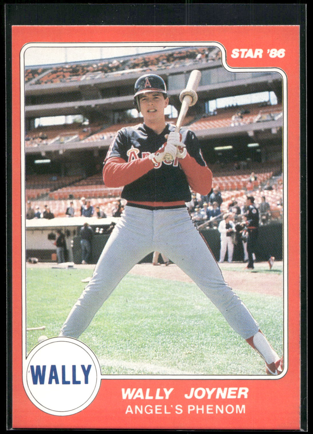1986 Star Wally Joyner #NNO Wally Joyner