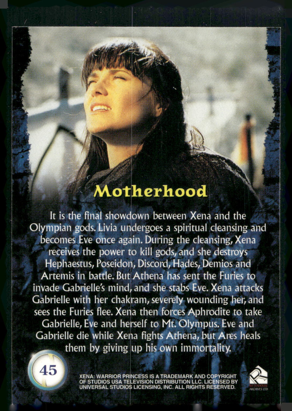 2001 Rittenhouse Xena Seasons 4 & 5 #45 Motherhood