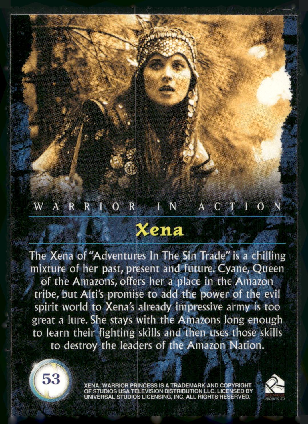 2001 Rittenhouse Xena Seasons 4 & 5 #53 The Xena