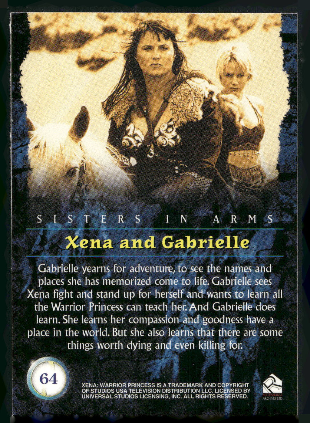 2001 Rittenhouse Xena Seasons 4 & 5 #64 Gabrielle