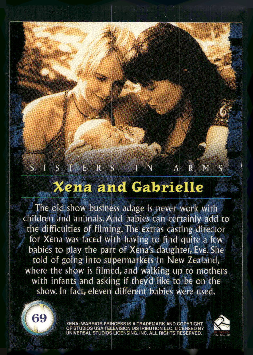 2001 Rittenhouse Xena Seasons 4 & 5 #69 The old show