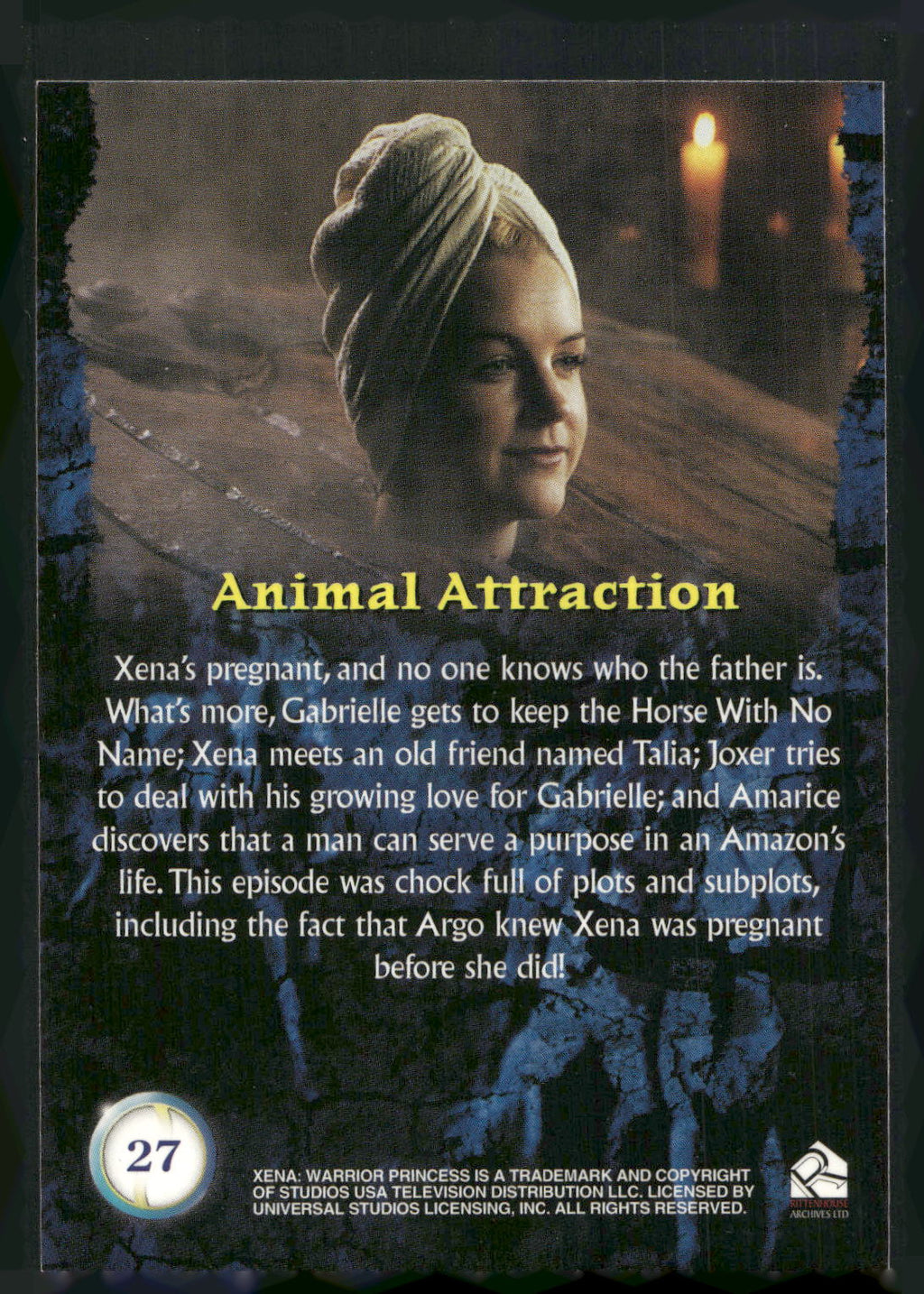 2001 Rittenhouse Xena Seasons 4 & 5 #27 Animal Attraction