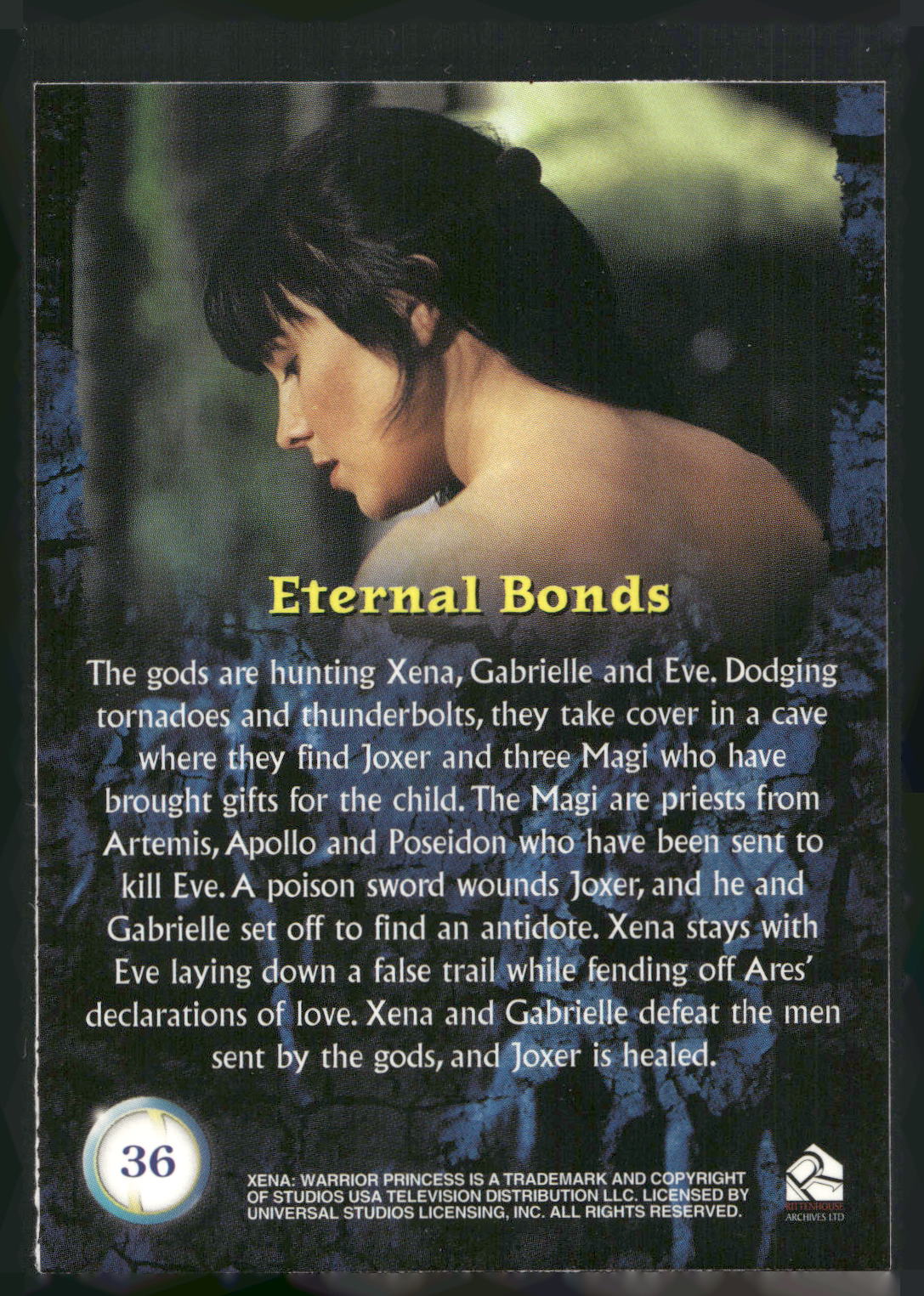 2001 Rittenhouse Xena Seasons 4 & 5 #36 Eternal Bonds