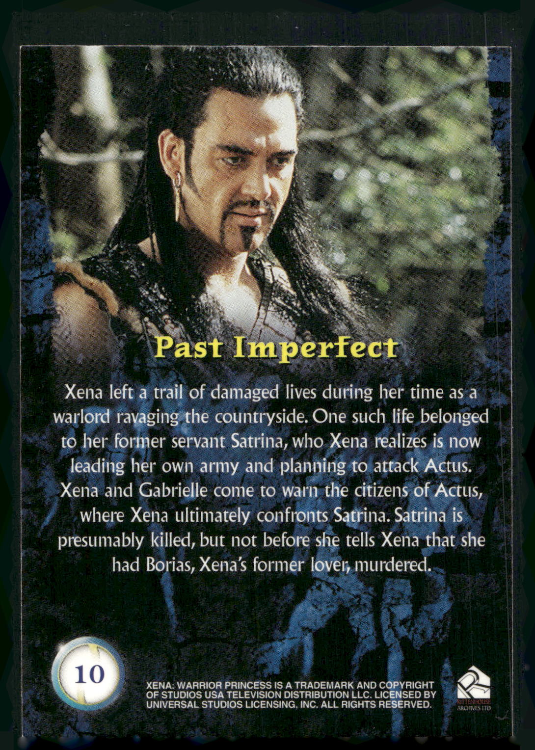 2001 Rittenhouse Xena Seasons 4 & 5 #10 Past Imperfect