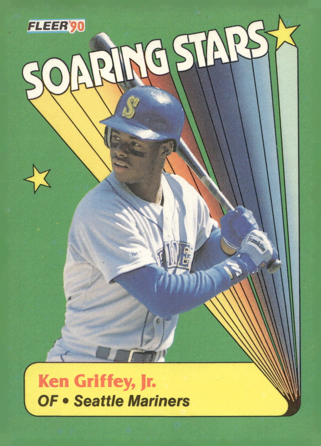 1990 Fleer #6 Ken Griffey, Jr. Soaring Stars