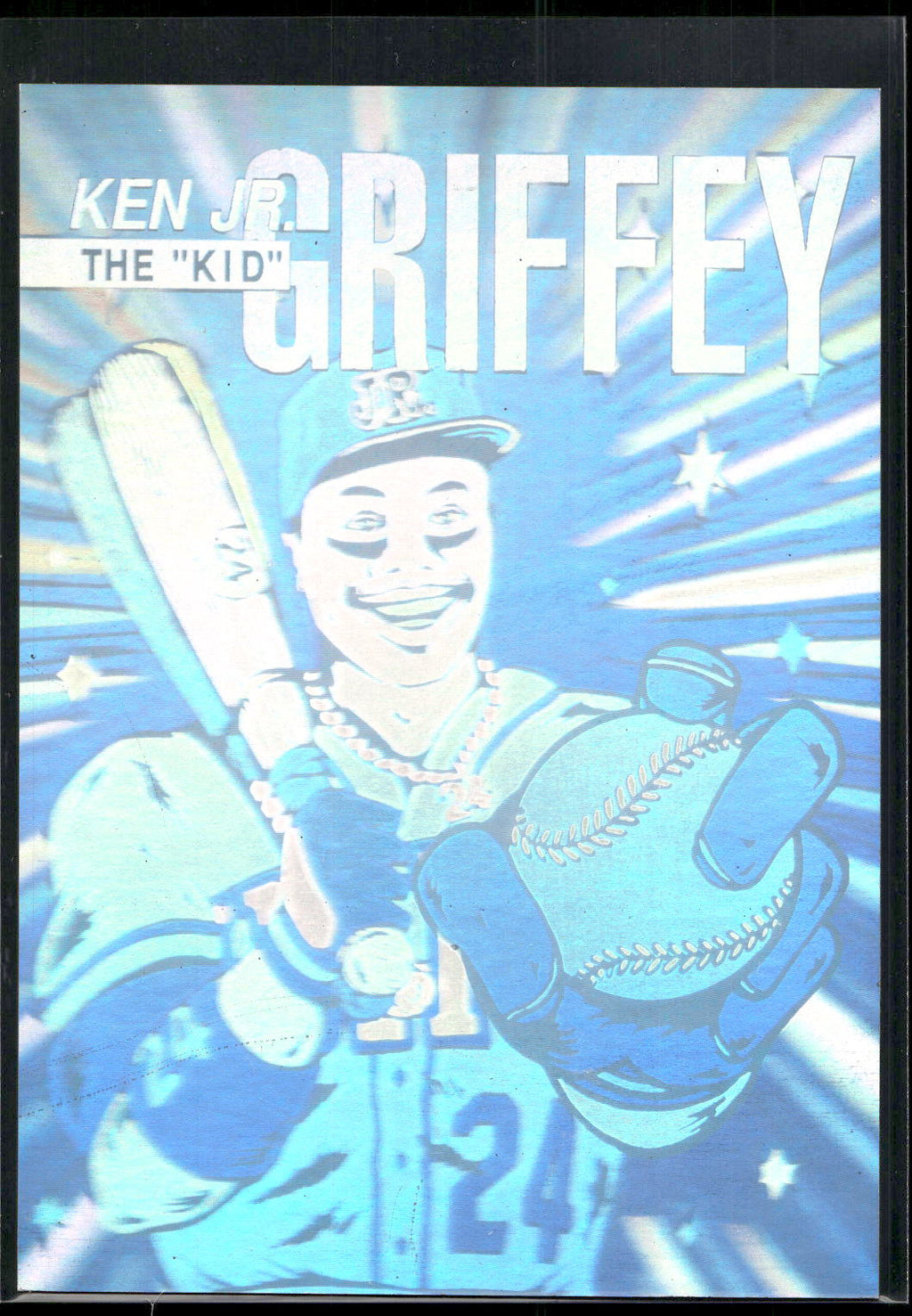 1992 Arena Kid Griff Holograms Silver #1 Ken Griffey Jr.