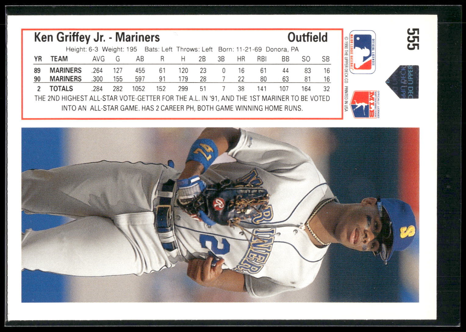 1991 Upper Deck #555 Ken Griffey Jr.