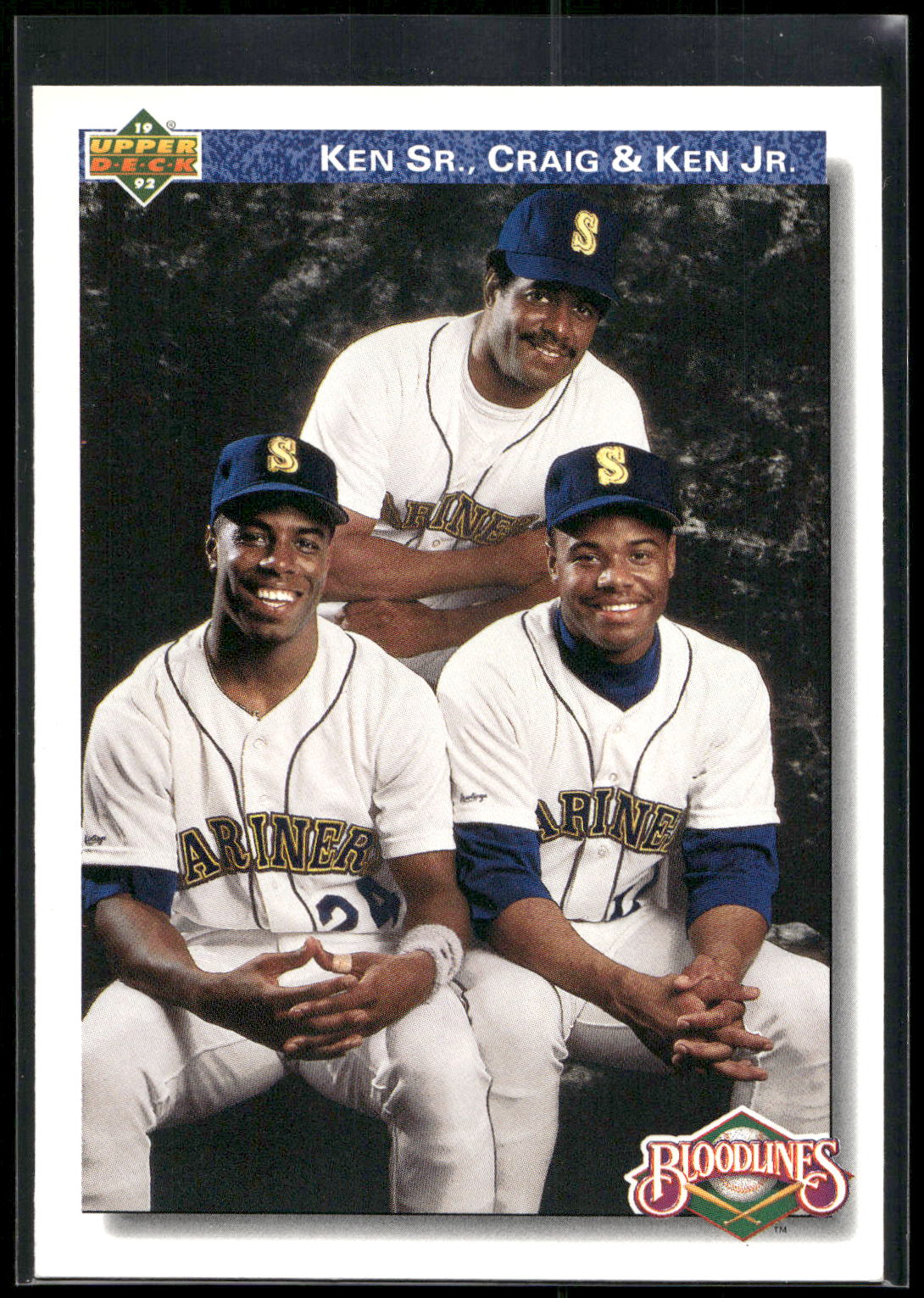 1992 Upper Deck #85 Ken Sr., Craig &amp; Ken Jr.