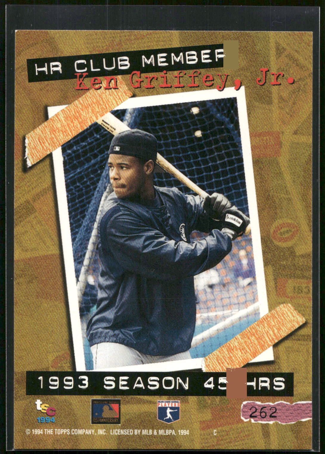 1994 Stadium Club #262 Ken Griffey Jr.