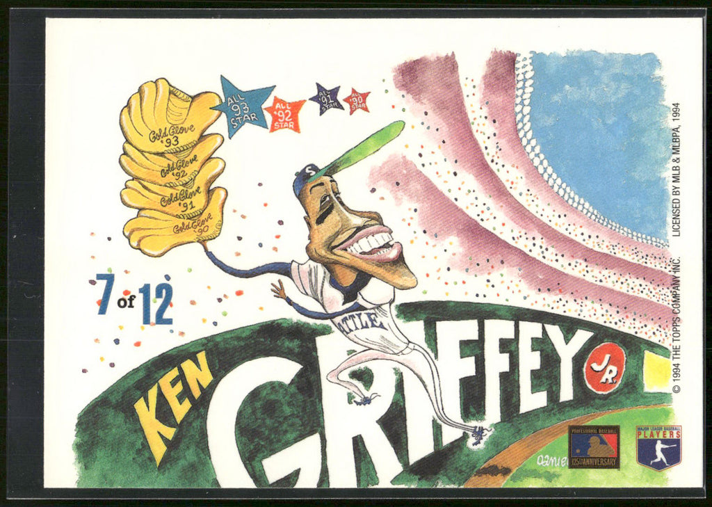 1994 Stadium Club #7 Ken Griffey, Jr. Dugout Dirt