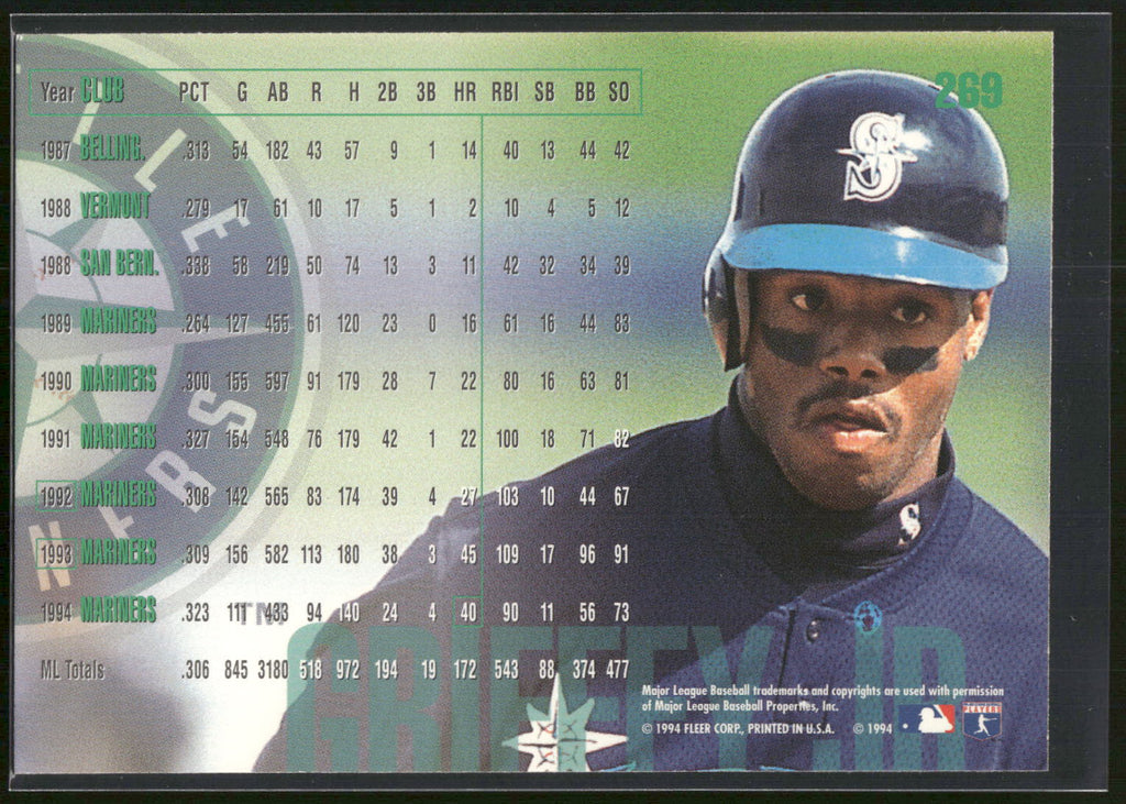 1995 Fleer #269 Ken Griffey, Jr.