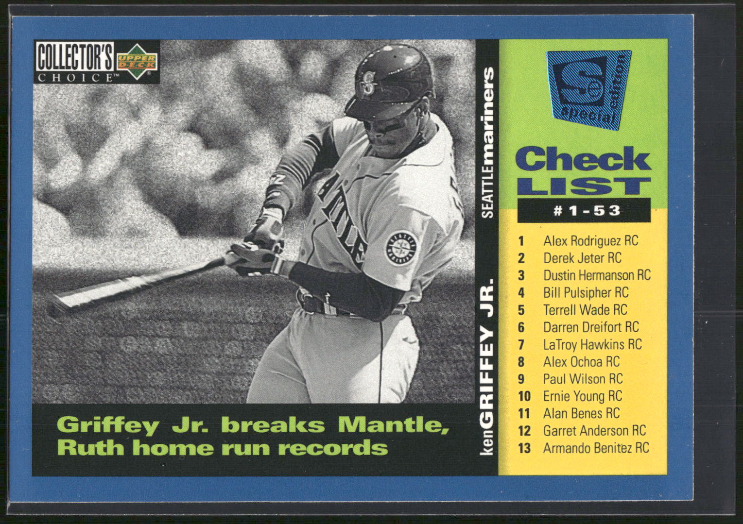 1995 Collector's Choice SE #261 Ken Griffey Jr.