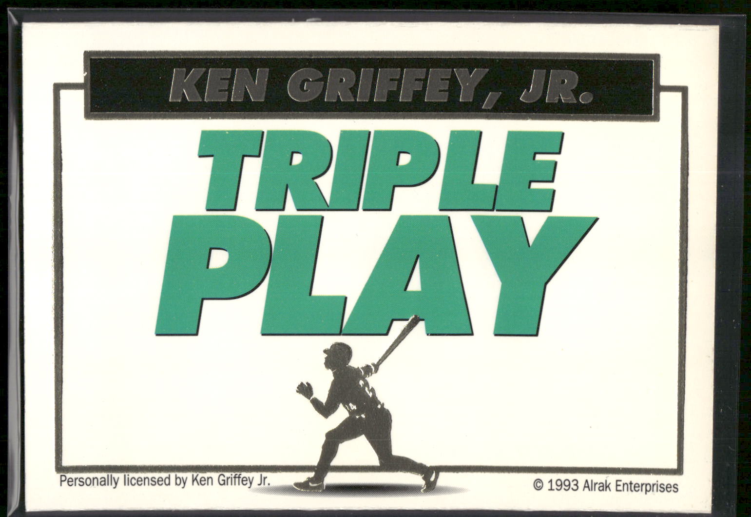 1993 Alrak Enterprises Griffey 24 #NNO Ken Griffey, Jr.