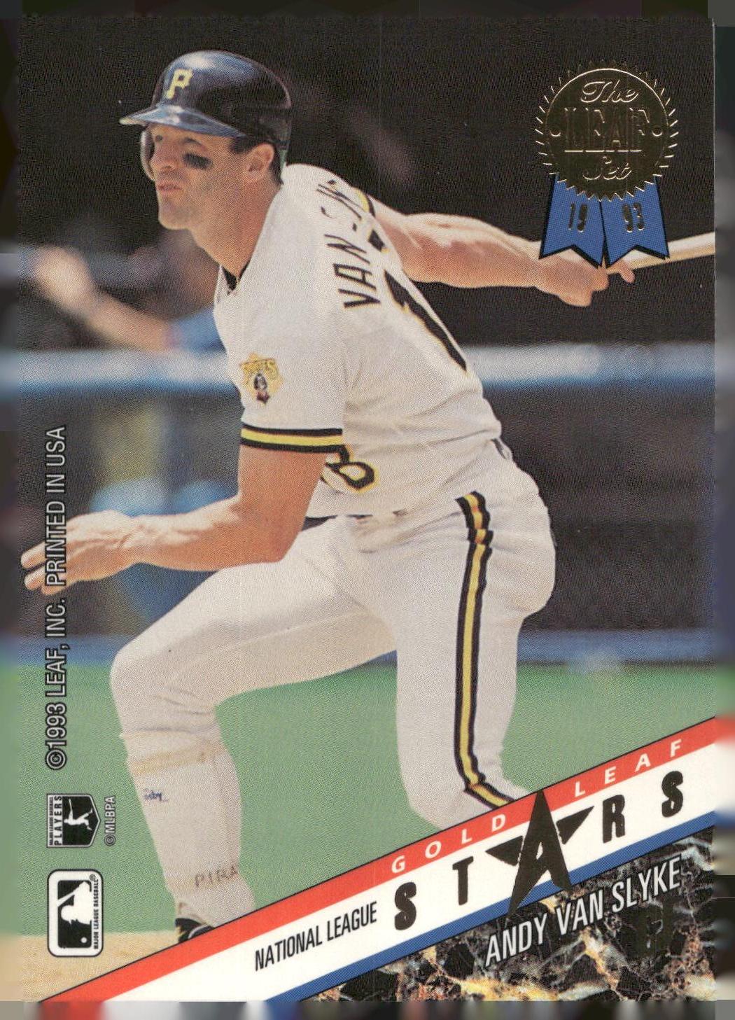 1993 Leaf #7 Ken Griffey, Jr. / Andy Van Slyke Gold Leaf All-Stars